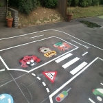 Play Area Marking Specialists in Pendre 2