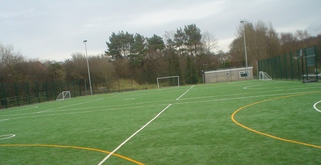 Sports Pitch Maintenance in Pendre
