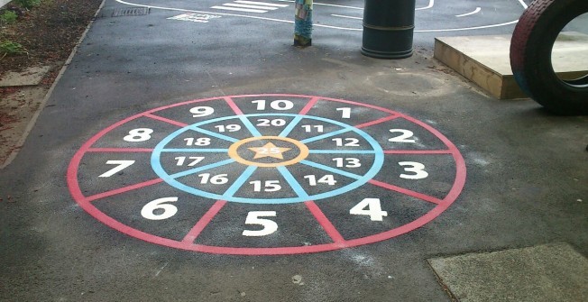 Traditional Games Markings in Abbey Green