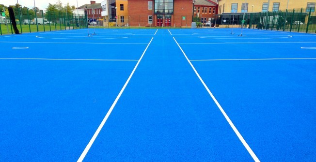 Maintaining Netball Surfacing  in Abbeydale