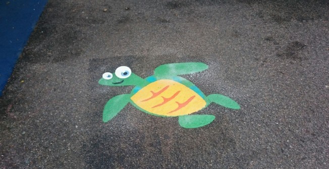 Ofsted Playground Floor Markings in Aston