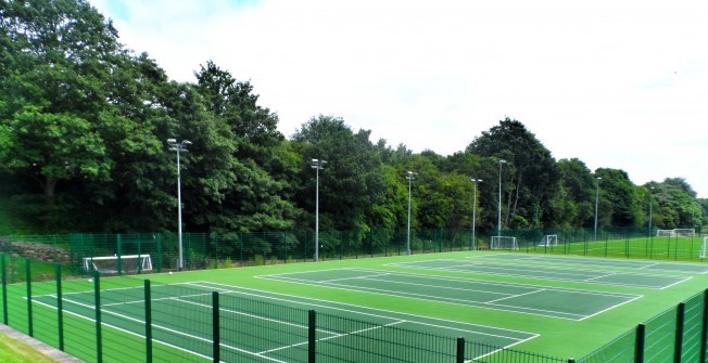 Schools MUGA Lining Specialists in Bridge End