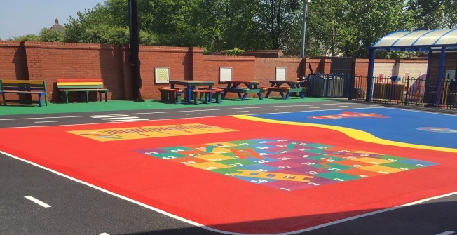 Playground Tarmac Surface Designs in Alderton